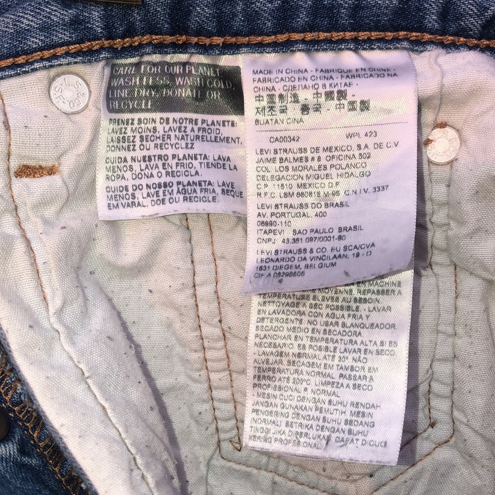 Vintage Levi’s 501 Customized Embroidered Horse Daisy Patchwork RARE - Picture 8 of 13